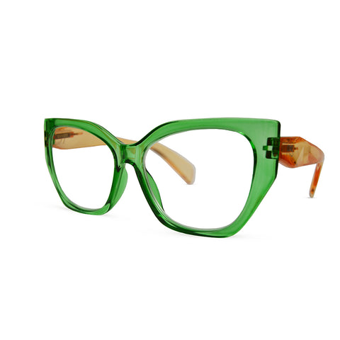 Green/Orange Reading Glasses