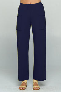 Navy Pocket Pants