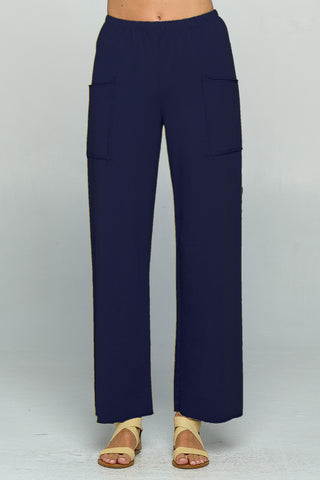 Navy Pocket Pants