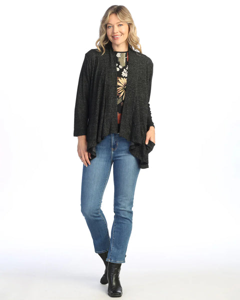 Black Pocket Cardigan