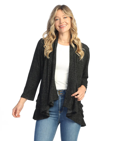 Black Pocket Cardigan