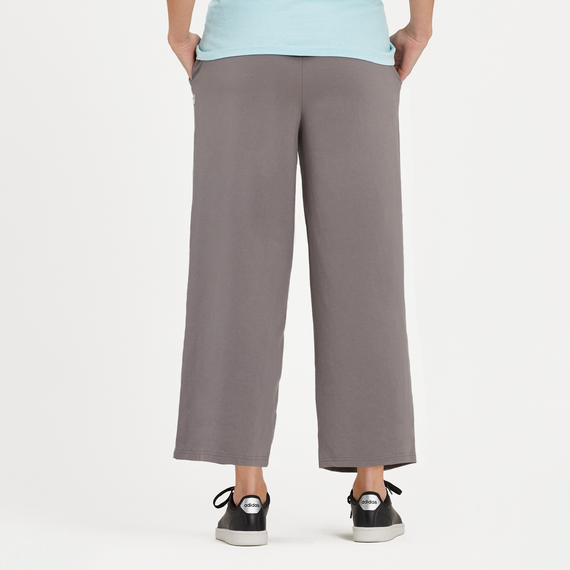 Flex Crop Pant Slate Grey