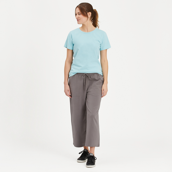 Flex Crop Pant Slate Grey