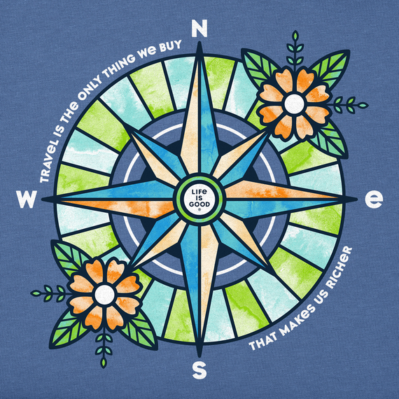 Floral Compass Tee