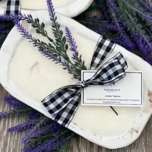 Fr Lavender Dough Bowl Candle