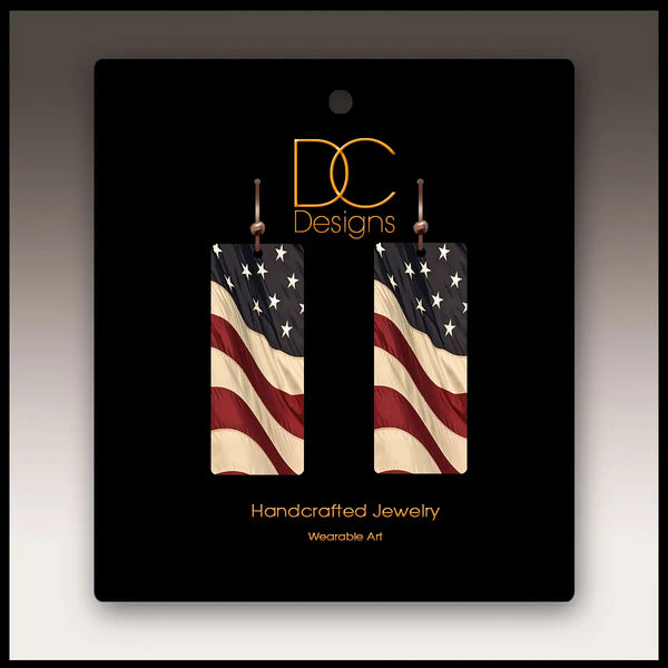 American Flag Earrings