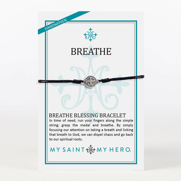 Breathe Blessing Bracelet Black