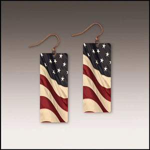 American Flag Earrings