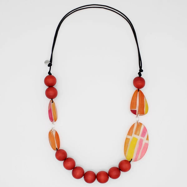 Raffia Rayne Necklace