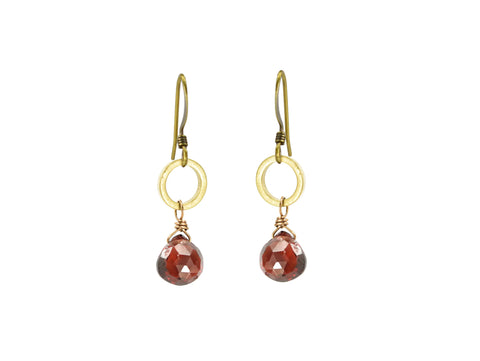 Garnet Earrings