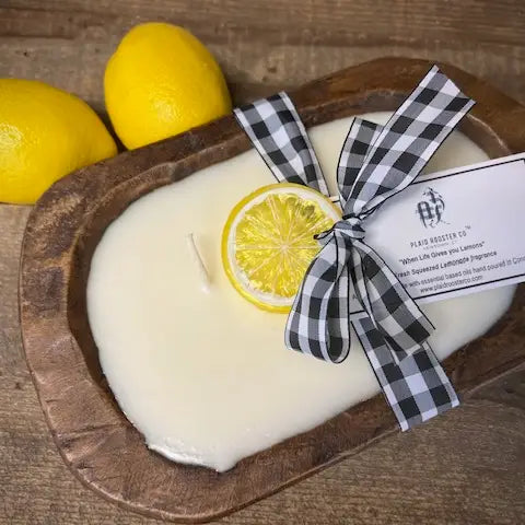 Lemon Dough Bowl Candle