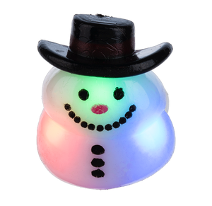 Flashing Snowman Ring