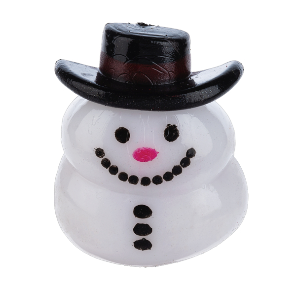 Flashing Snowman Ring