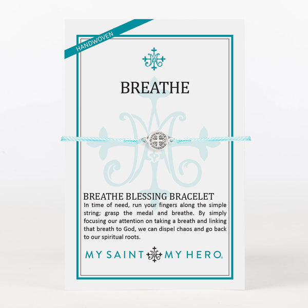 Breathe Blessing Bracelet Mint