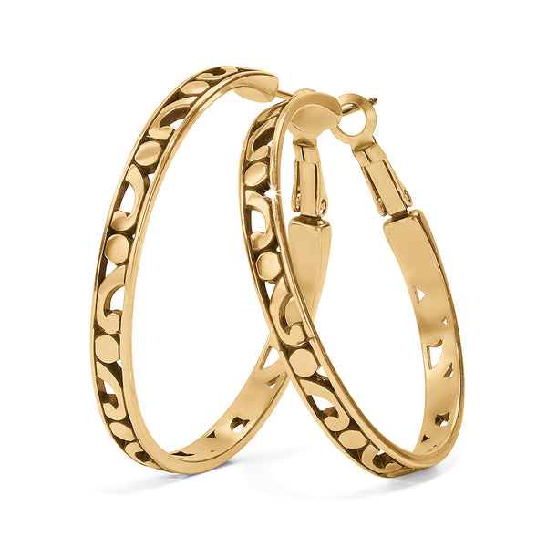 Contempo Large Hoop Gold