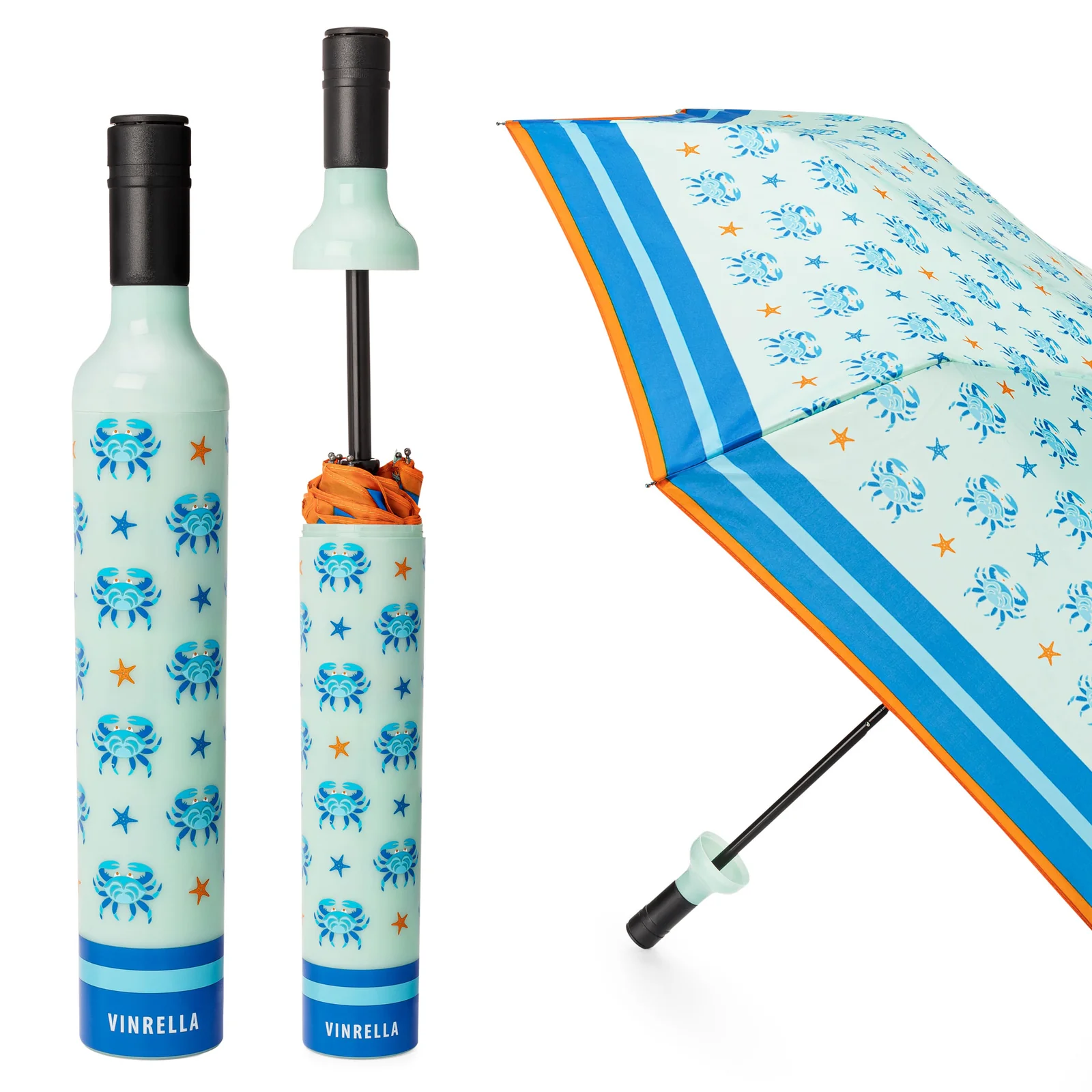 Crab Cake Bottle Umbrella