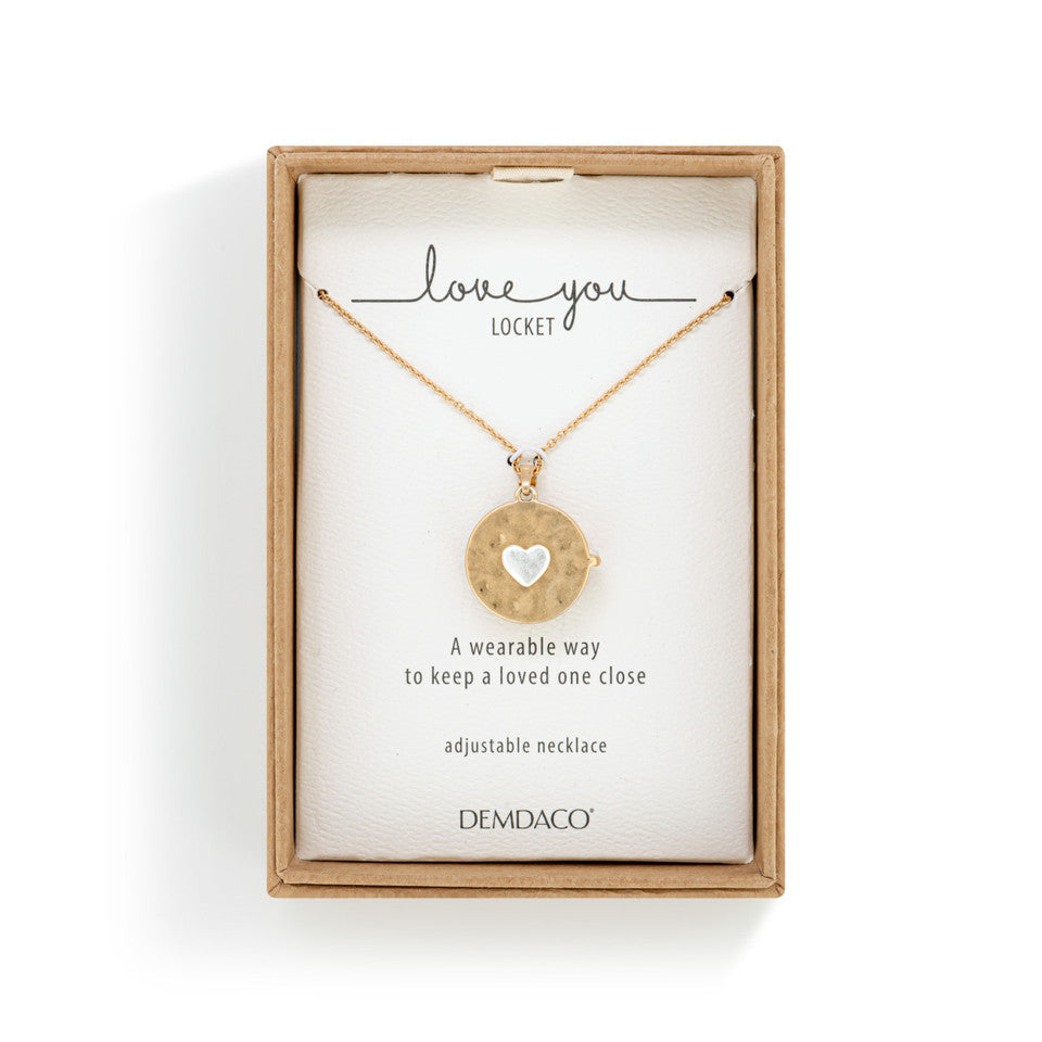 Love You Locket Necklace