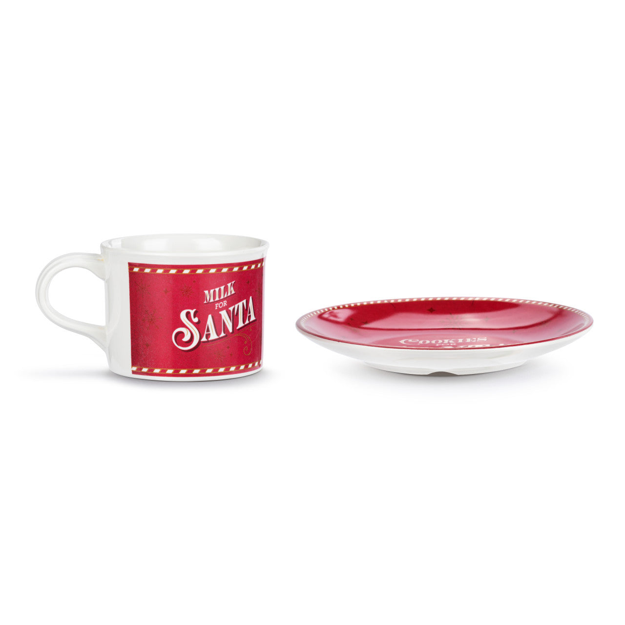 Santa Claus Milk & Cookies Set