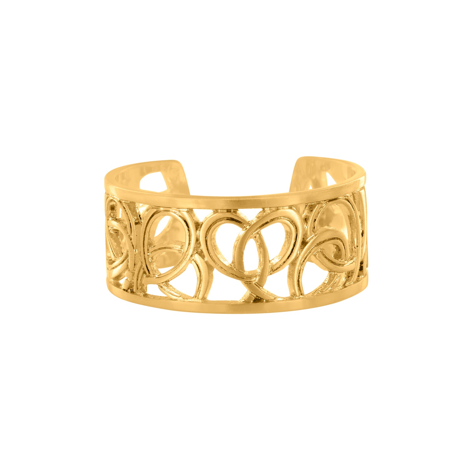 Christo Vienna Gold Narrow Ring