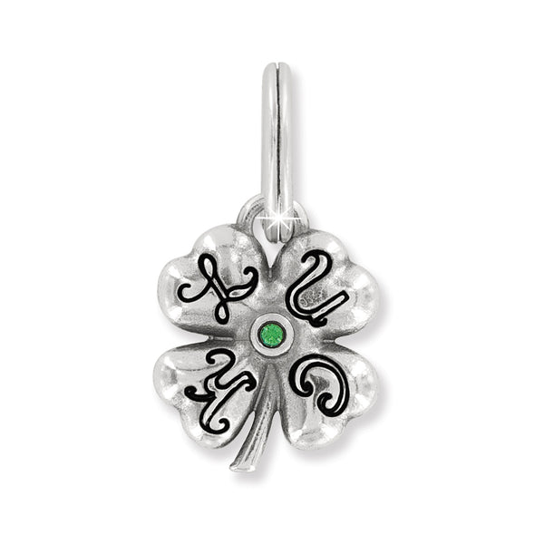 Heart Leaf Clover Charm