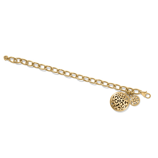 Contempo MedallionGold Bracelet