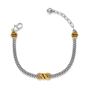 Interlok Twist 2 Tone Bracelet