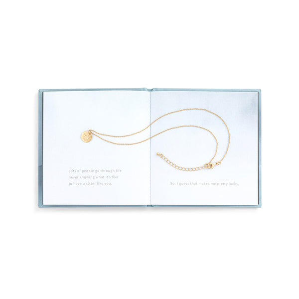 Sister Book & Necklace Set