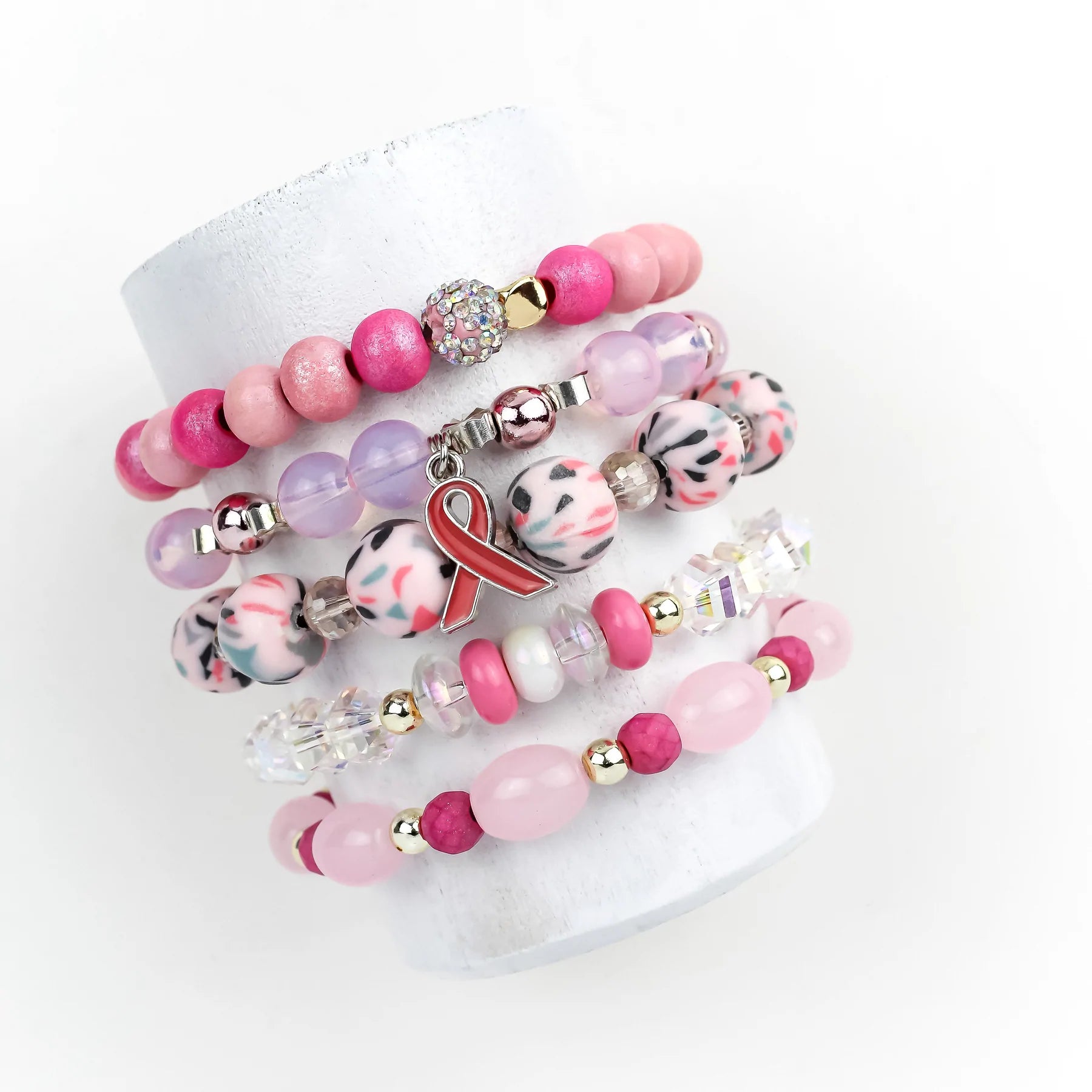 Permanent Jewelry- Breast Cancer Awareness Bracelet