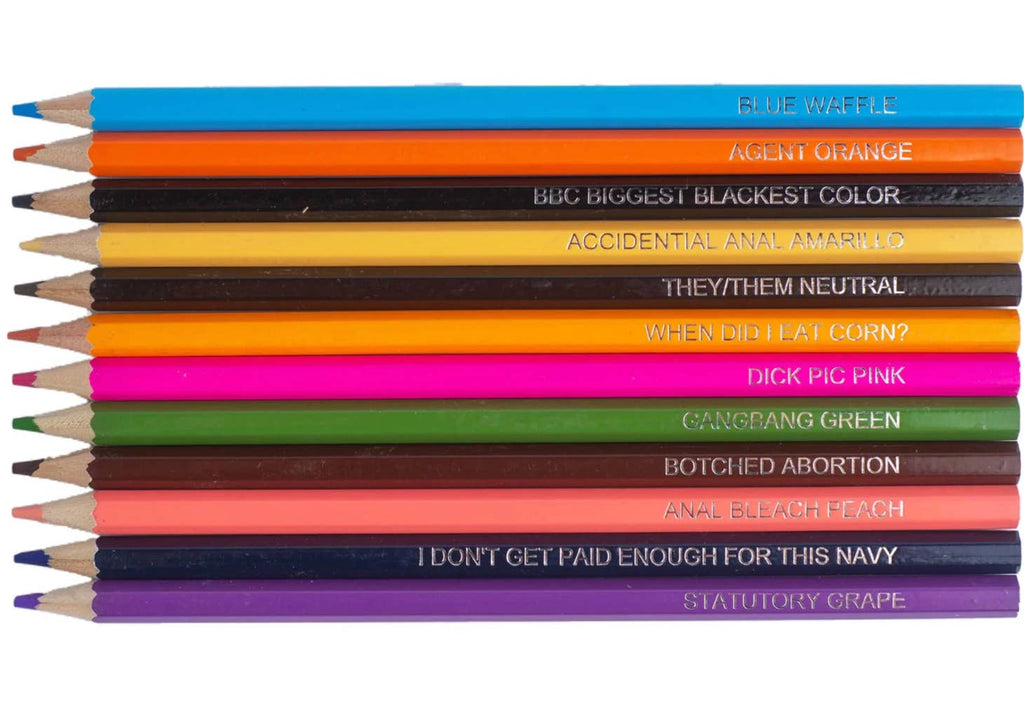 Offensive Colored Pencils – Peace by Piece Co.