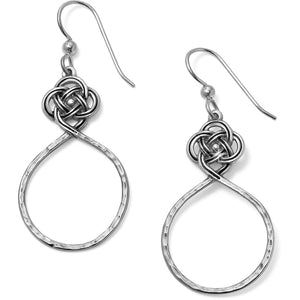 Interlok Knot Circle Earrings